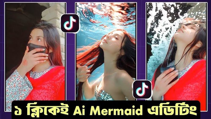 Free AI Mermaid Filter: How to Do the TikTok Mermaid Trend [Tutorial]