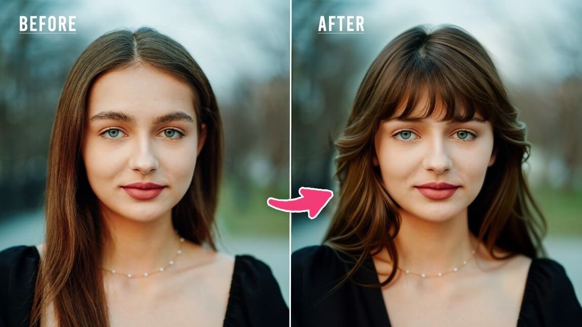 Virtual Bangs Try-On with AI: Bangs Filter Tool